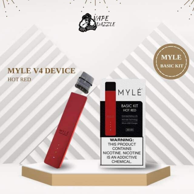 myle v4 device hot red