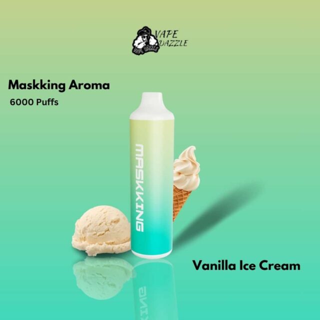 maskking aroma vanilla ice cream