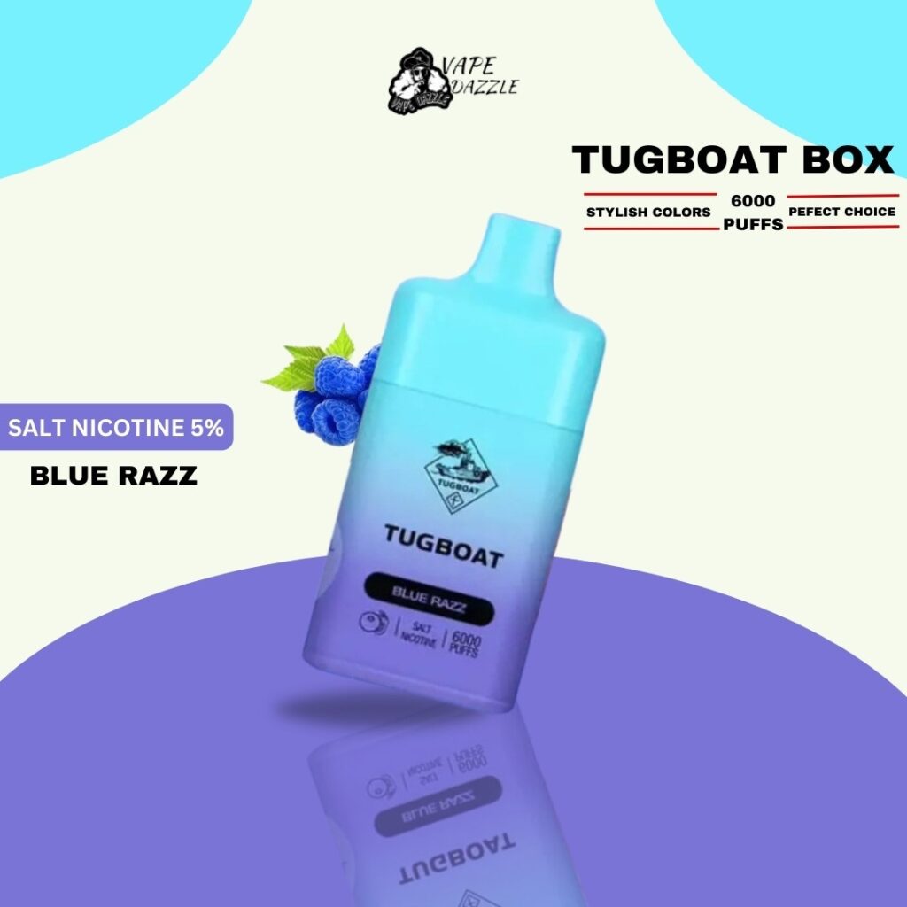 tugboat box blue razz