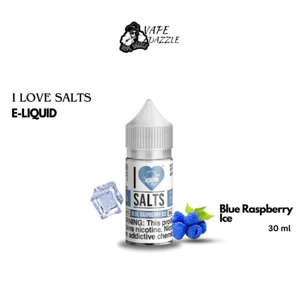 I love salts e-liquid blue raspberry ice