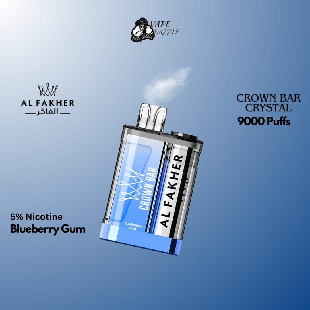 al fakher Crown Bar Crystal blueberry gum
