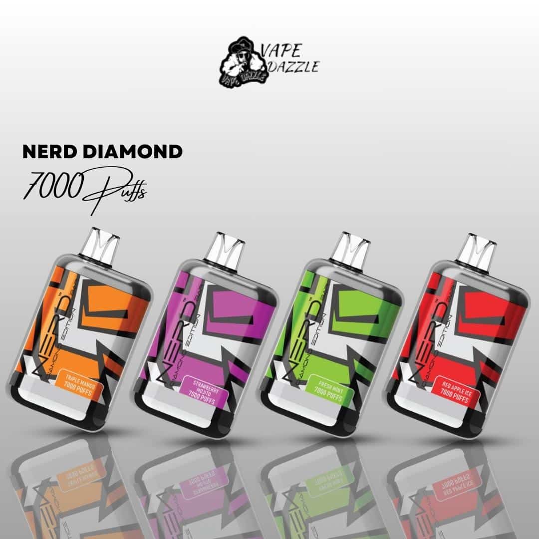 nerd diamond 7000 puffs