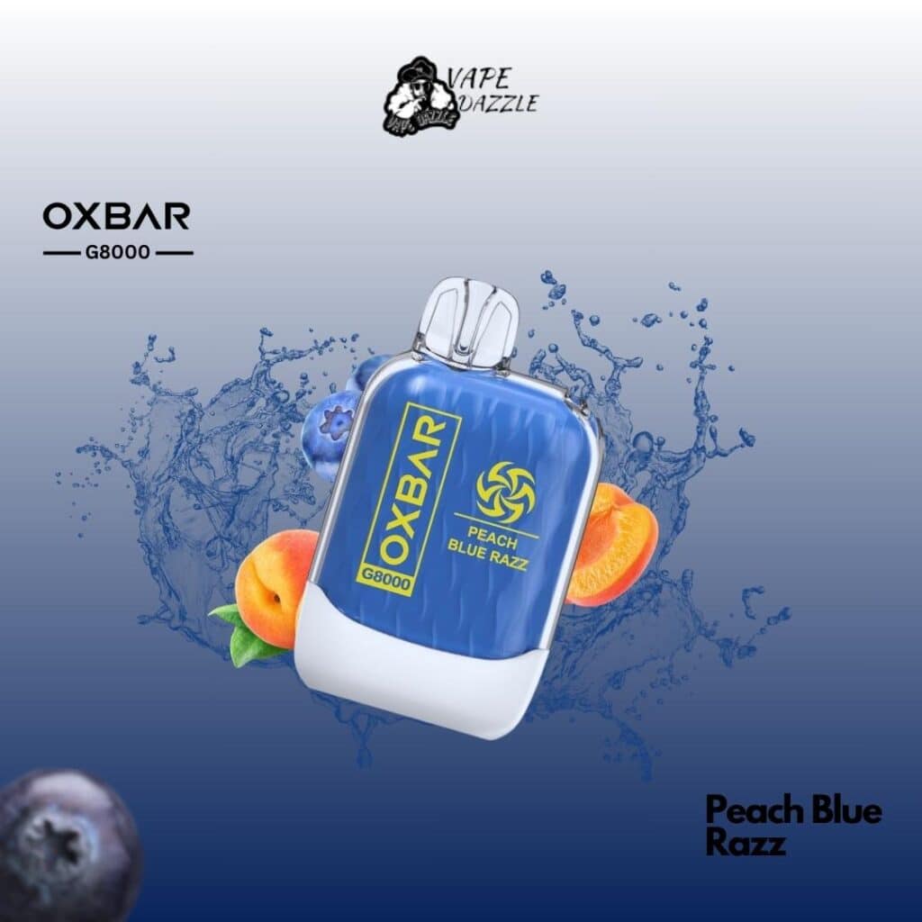 oxbar g8000 peach blue razz