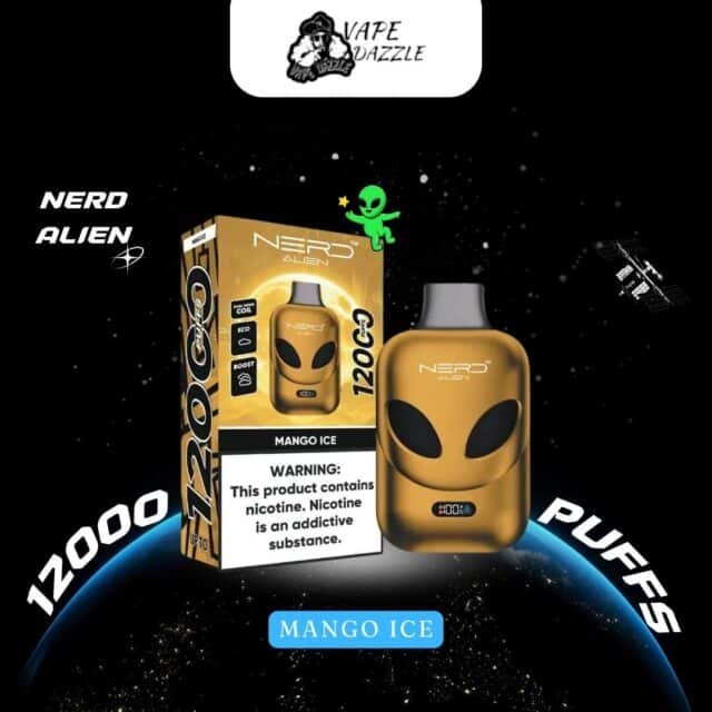 nerd alien Mango Ice 12000